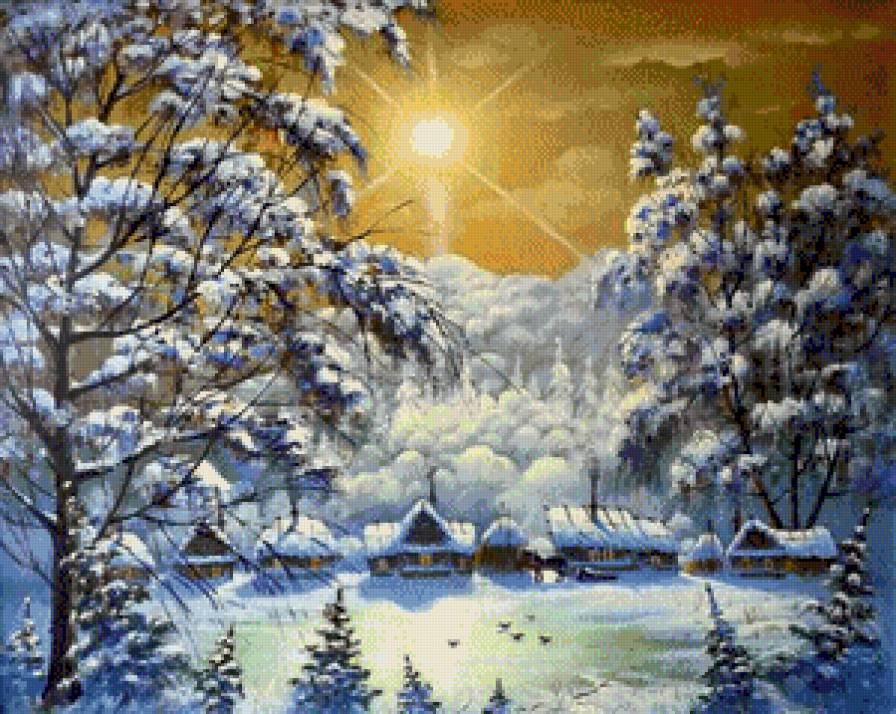 №882795 - зима, пейзаж - предпросмотр