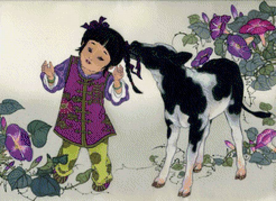 Китай 1 - корова, китаец - предпросмотр