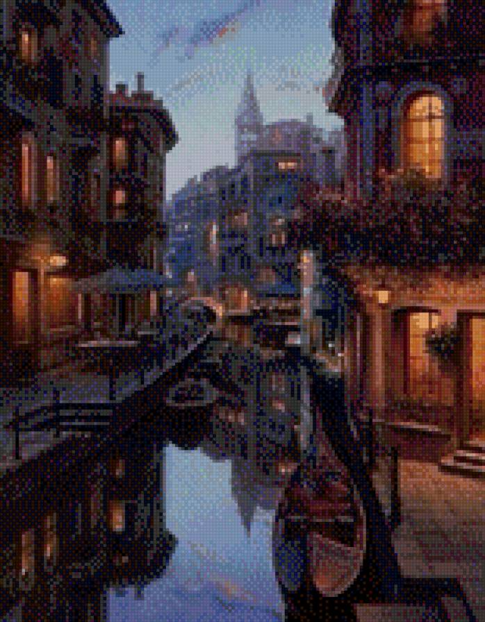 ночной город - город - предпросмотр