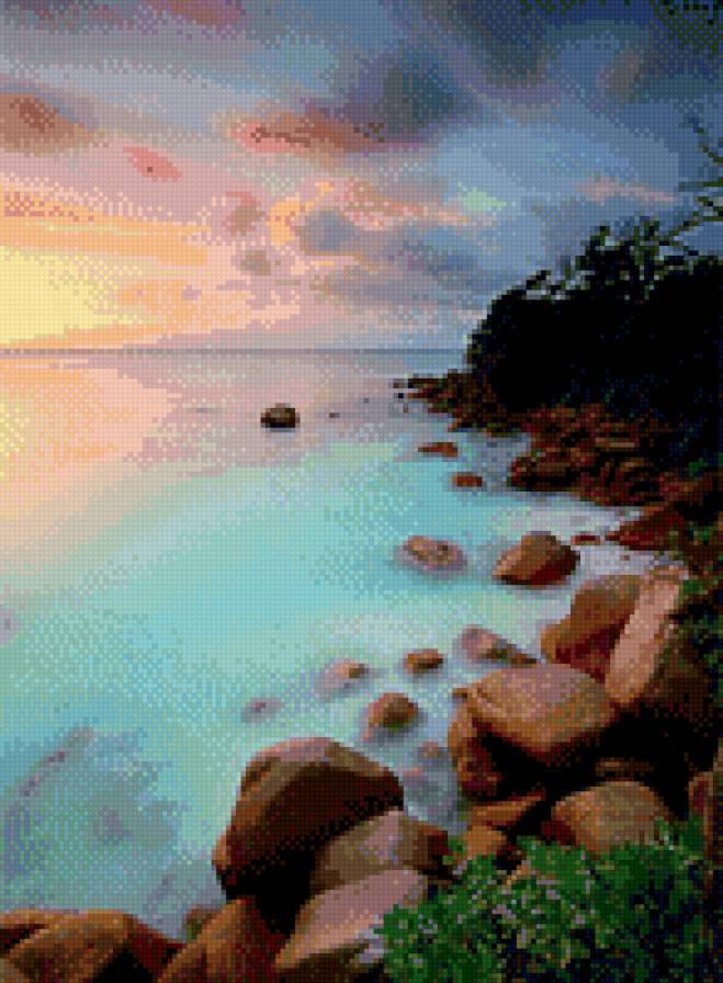 №883867 - природа, долина, озеро, деревья, пейзаж - предпросмотр