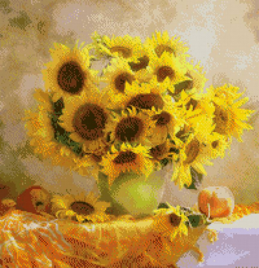 Подсолнухи - предпросмотр