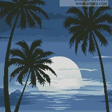 Схема вышивки «ночь»