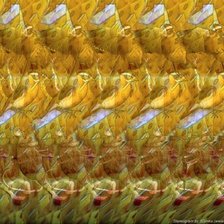 Схема вышивки «3D птицы»