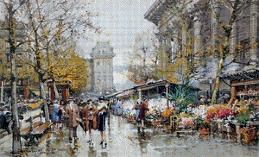 Eugene Galien Laloue - Париж - предпросмотр