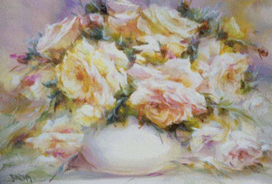 Чудесные розы - цветы, букет - предпросмотр