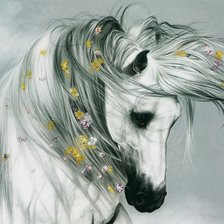 Оригинал схемы вышивки «Лошадь» (№886570)