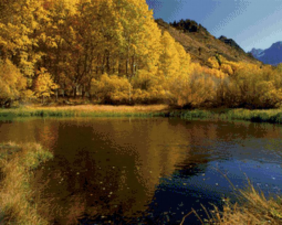 Золотая осень - осень, природа, вода - предпросмотр