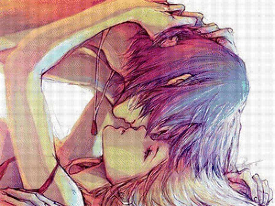 Хаул и Софи - поцелуй, аниме, любовь, пара, ходячий замок хаула, хаяо миядзаки - предпросмотр