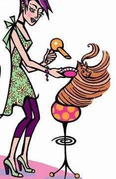 psi fryzjer - perros - оригинал