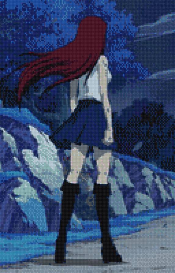 хвост феи, эльза - аниме - предпросмотр