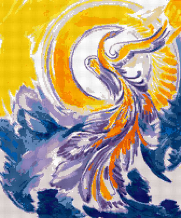 Жар-Птица - фэнтэзи, символ, счастье, птицы, оберег - предпросмотр