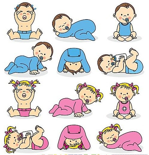 малыши - мальчики, девочки, метрика - оригинал