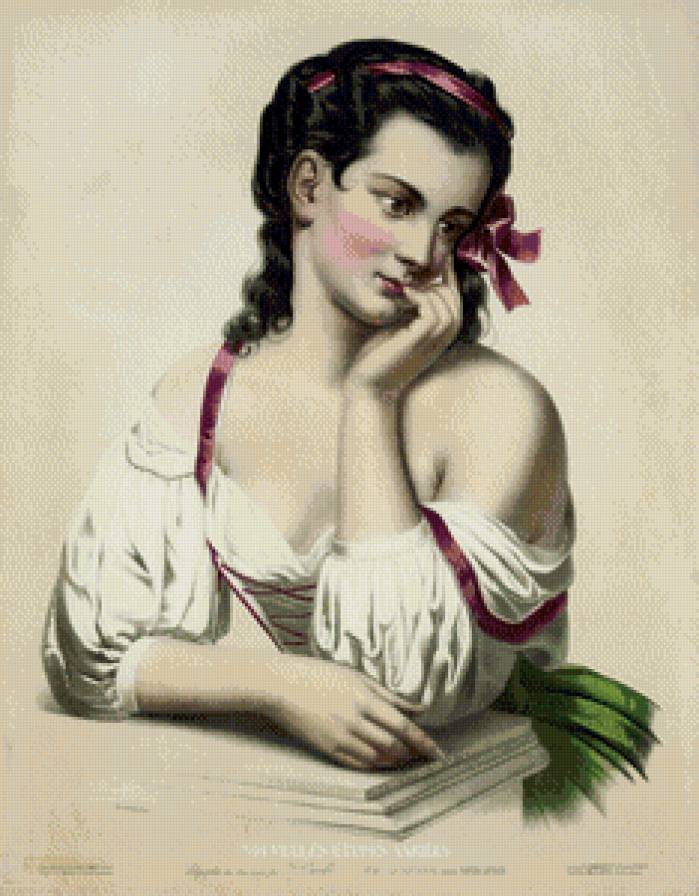 задумчивая - девушка - предпросмотр