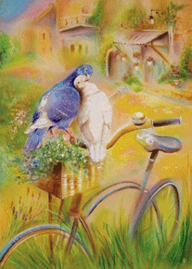 голубки - любовь - предпросмотр