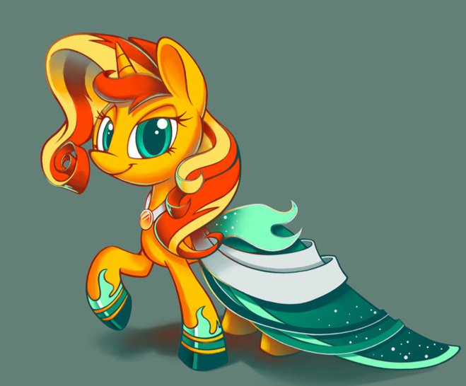 Сансет шимер - пони - оригинал