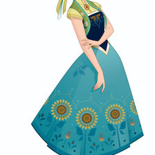 Схема вышивки «Принцесса Анна»