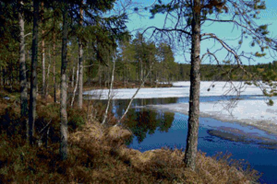 март - весна, природа. вода - предпросмотр