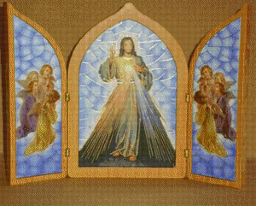 Retrablo Jesus misericordia - religioso - предпросмотр