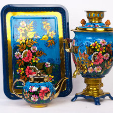 Схема вышивки «русский самовар»