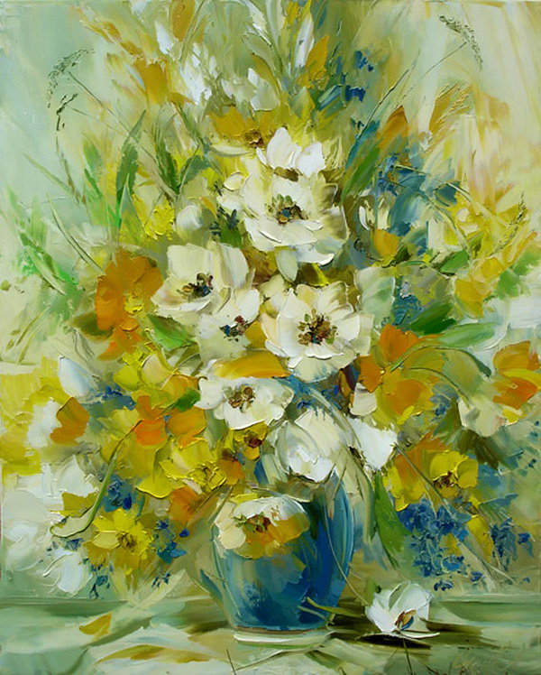 Летний танец - цветы - оригинал