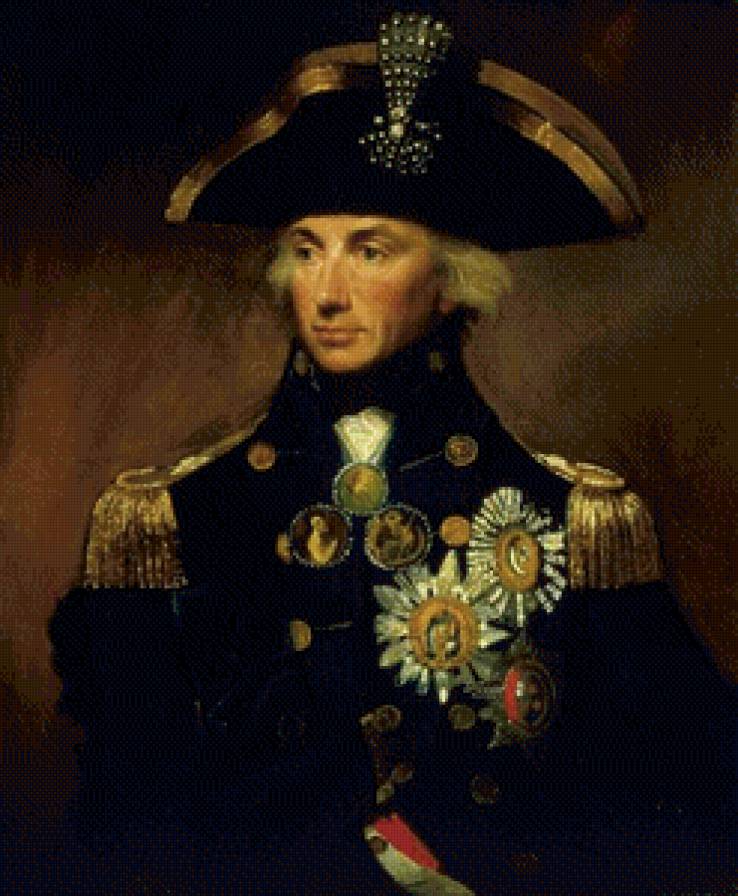 вице-адмирал Горацио Нельсон (1758-1805) - портрет, классика - предпросмотр
