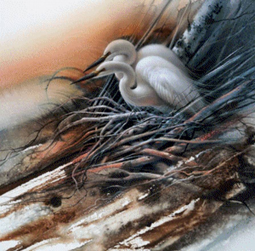 Lee Bogle - White Egrets - предпросмотр