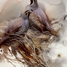 Схема вышивки «Lee Bogle - Quail»