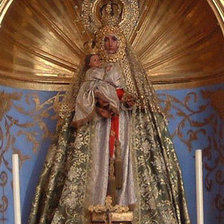 Оригинал схемы вышивки «Virgen del Mar de Almeria» (№890062)