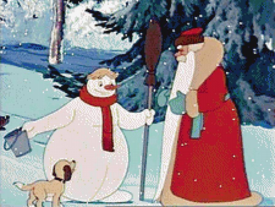 Снеговик-почтовик - мультфильм - предпросмотр
