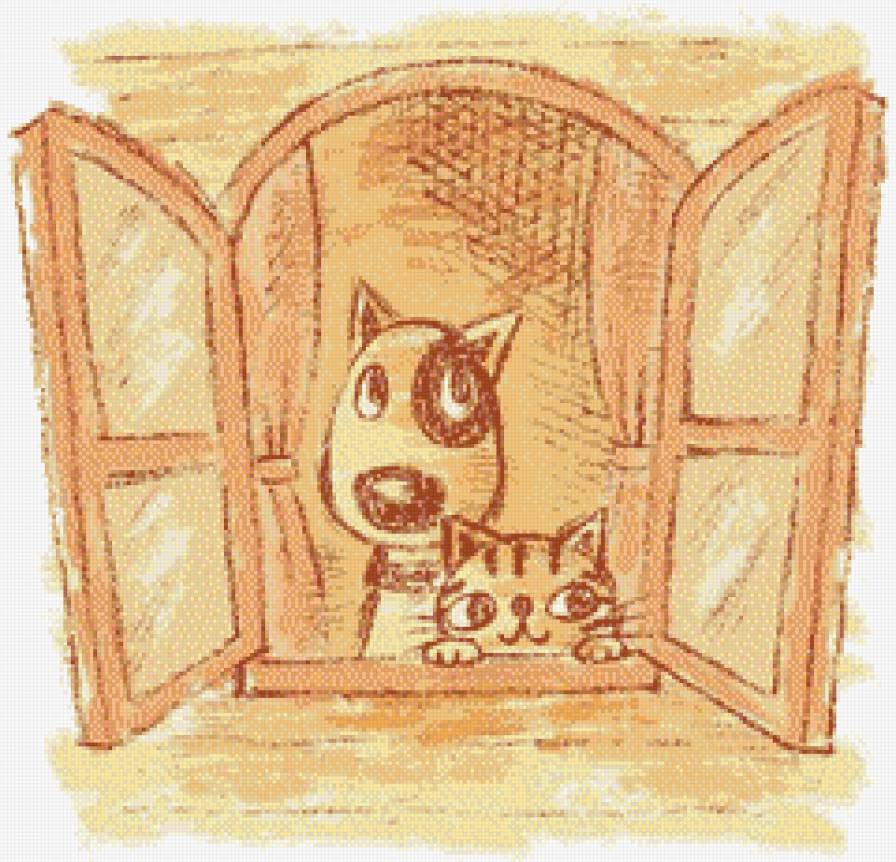 друзья - животные - предпросмотр