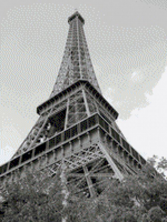 Эйфелева башня. - башня, париж, франция - предпросмотр