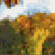 Предпросмотр схемы вышивки «осенний пейзаж» (№891211)