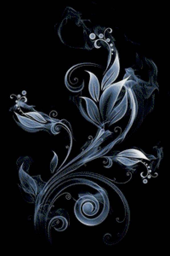 цветы - черно-белое. цветы.. метрика - предпросмотр