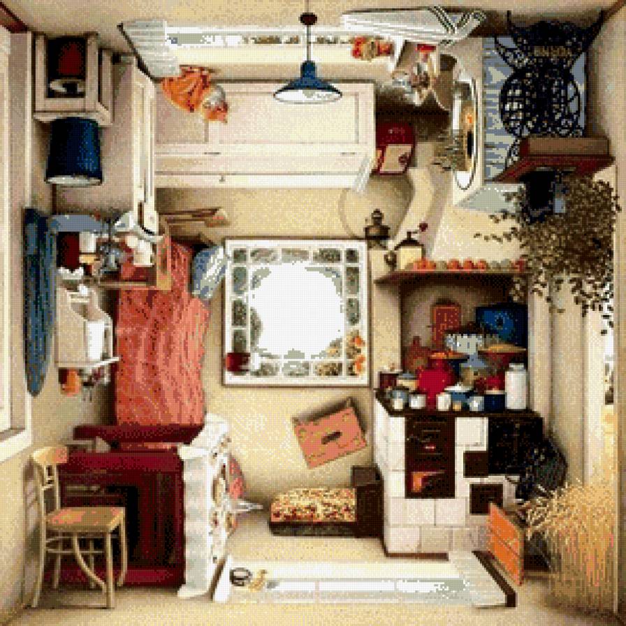 Больше смотришь - больше видишь - кот, дом - предпросмотр