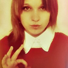 Схема вышивки «девушка»