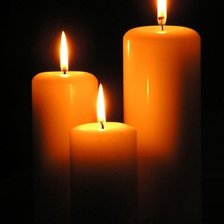 Схема вышивки «Три свечи»