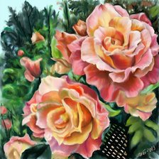 Схема вышивки «Розы (2)»