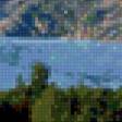 Предпросмотр схемы вышивки «горный пейзаж» (№893540)