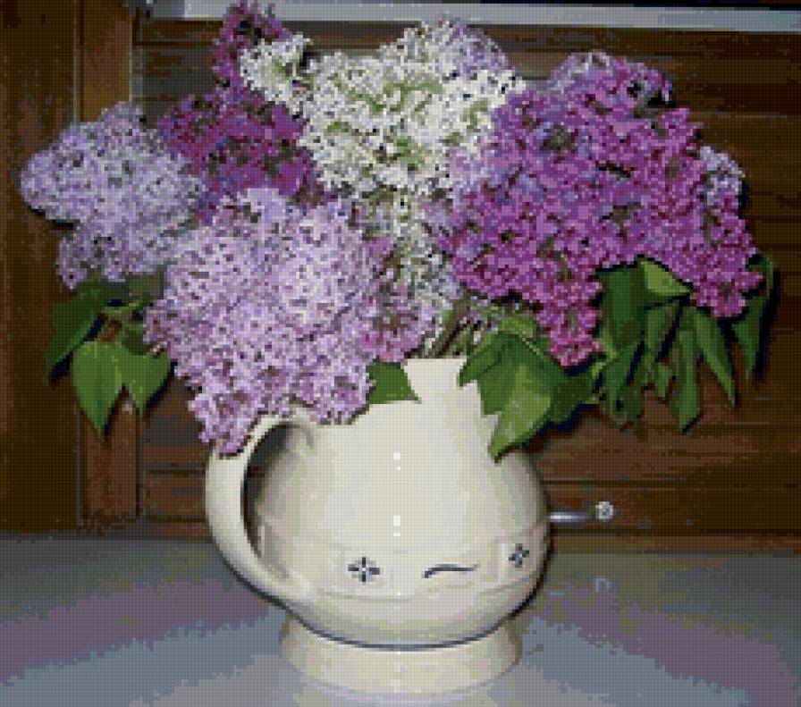 сирень в вазе - цветы. сирень - предпросмотр