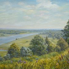 Схема вышивки «родные просторы»