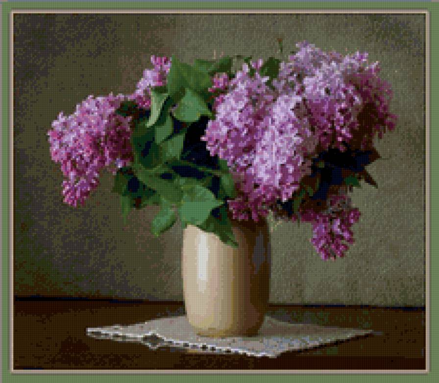 сирень  в вазе - цветы. сирень - предпросмотр