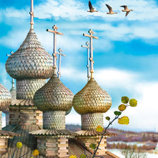 Схема вышивки «Храм»