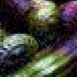 Предпросмотр схемы вышивки «цветные ракушки» (№894813)
