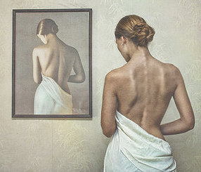 натурщица - оригинал