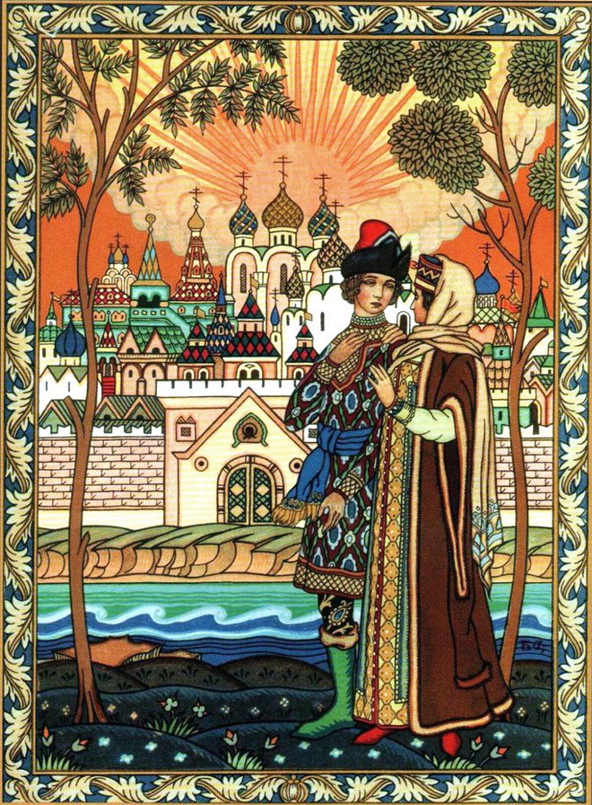 Царевич и царевна - сказка - оригинал