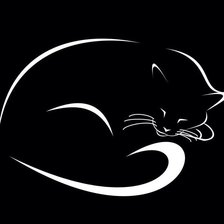 Схема вышивки «Кошка»