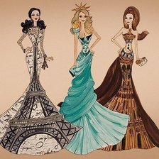 Оригинал схемы вышивки «девушки разных стран» (№896290)