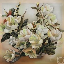 Схема вышивки «цветы»