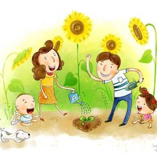 Схема вышивки «счастье и любовь»