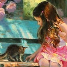 Девочка в саду